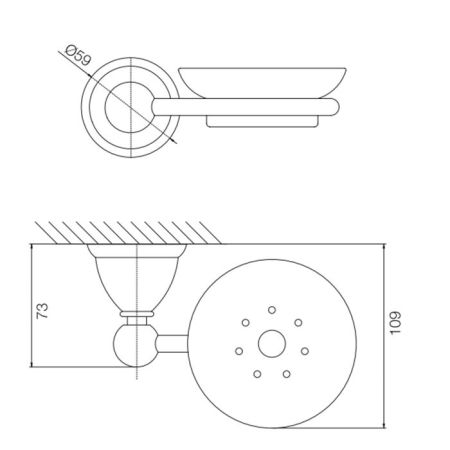 Fima Carlo Frattini Accessori Крючок двойной, подвесной, цвет: золото, артикул F6044/2OR