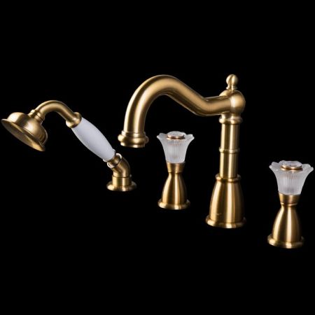 Смеситель воезной на 3 отв., Camelia бронза_Комплект