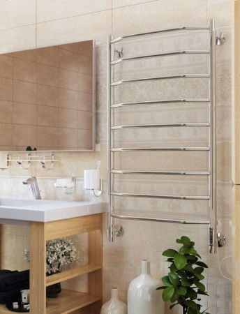 Электрический полотенцесушитель Terminus Виктория П9 500x950 4660059580166 Хром