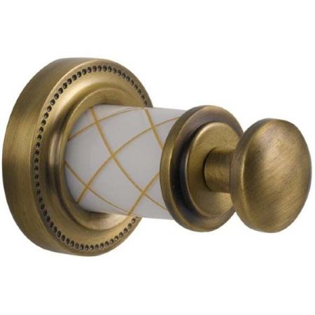 Крючок  MURANO BRONZE (белое)_Комплект, артикул 10906-W-BR