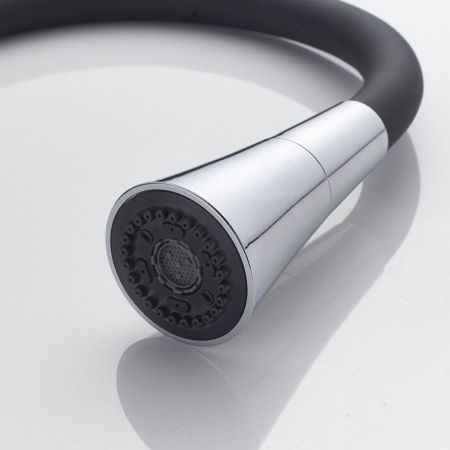 Смеситель для кухни с гибким изливом и режимом "душ" Rose R213, хром