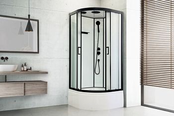 Душевая кабина Royal Bath FATO RB 90CK-М-BL (рифленое)