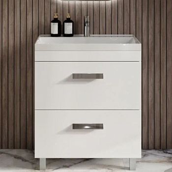 Тумба под раковину напольная Velvex Orlando tn.ORL.CLA.70.2Y белый матовый, 70 см