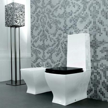 Artceram JAZZ унитаз моноблок 69*36см слив универсальный , с креплением, цвет белый, артикул JZV003 01 00