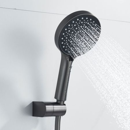 Смеситель для душа Shevanik S4716T, оружейная сталь