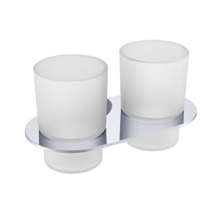 Стакан для ванной комнаты двойной Raglo R300.08, хром