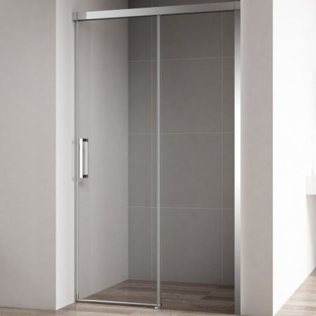 Душевая дверь Cezares Duet Soft BF-1 140 профиль Хром стекло прозрачное