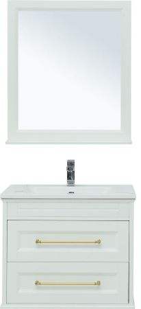 Мебель для ванной Aquanet Бостон М 80 белый (ручки золото, раковина Бостон), артикул 00281193