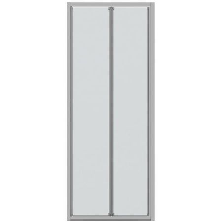 Душевая дверь Bravat Drop 80 BD080.4120A профиль Хром стекло прозрачное