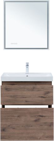 Тумба под раковину Aquanet Алвита New 70 напольная, дуб веллингтон табак, артикул 00344128