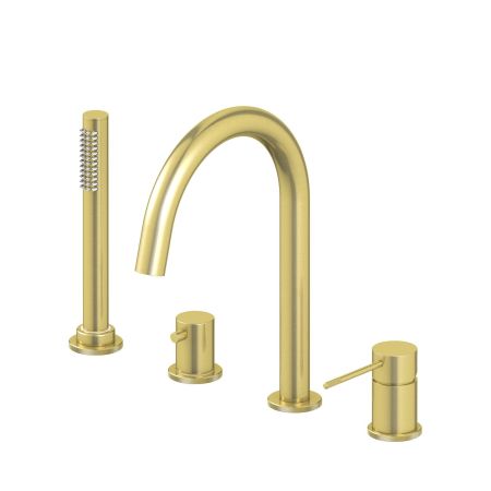 Смеситель для ванны с душем, врезной Timo Saona 2320/17Y золото матовое, артикул 2320/17Y