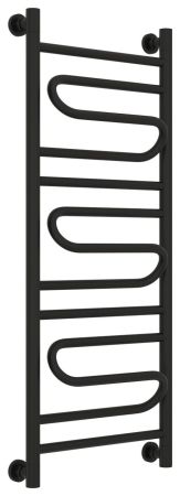 Полотенцесушитель, Сунержа, Элегия+, водяной, ширина, мм-400, глубина, мм-121, высота, мм-1000, мощность, Вт-416, материал-нержавеющая сталь, цвет-черный матовый, артикул 31-0205-1040
