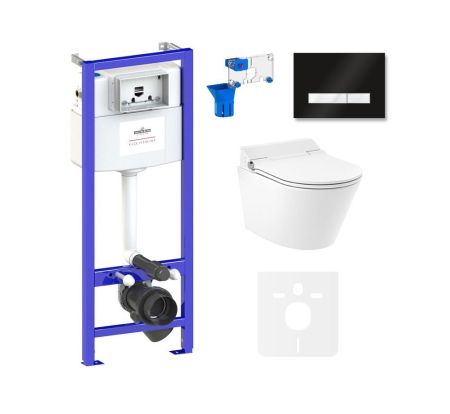 Комплект для подвесного унитаза 7 в 1 Lavinia Boho Relfix Smart V-Clean 87561193, артикул 87561193