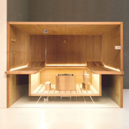 Effegibi Air 105 Corner Био-Сауна 247x182xh213см, DX, отделка: осина термообработанная, артикул BI 91 10 0003