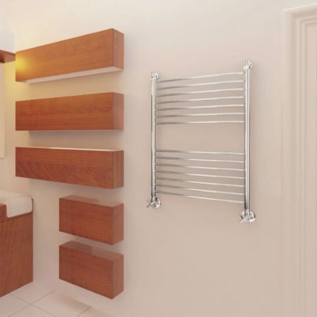 Водяной полотенцесушитель Ника Arc ЛД (г3) 60x40 Хром, артикул ЛД (г3) 60x40