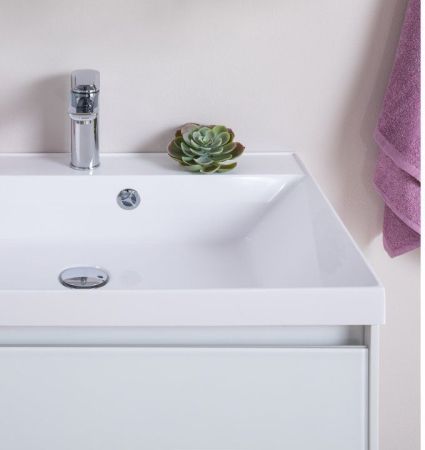 Тумба под раковину Aquanet Гласс 90 белый, артикул 00196960