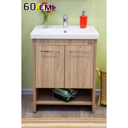 Тумба для раковины Sanflor Мехико 60 Н0000001064 Швейцарский вяз