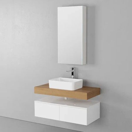 Тумба подвесная без столешницы Velvex Unit tp.UNI.50.1Y белый матовый, 50 см, артикул tp.UNI.50.1Y белый матовый