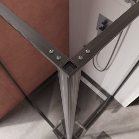 LINER-A-2-100-C-Cr Душевой уголок, артикул LINER-A-2-100-C-Cr