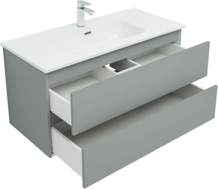 Тумба под раковину Aquanet Вега 2.0 100 мисти грин, артикул 00337957