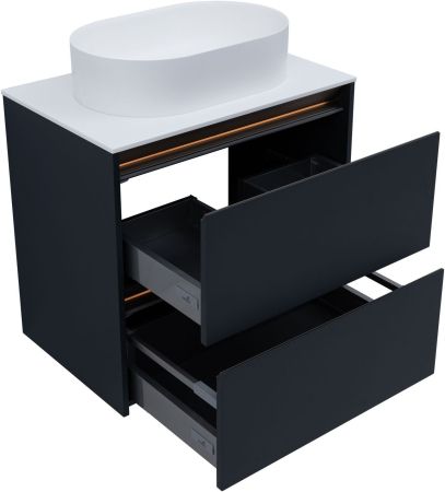 Тумба под раковину Allen Brau Activity 70 1.34011.AM антрацит матовый/олива браш, артикул 1.34011.AM