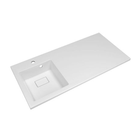 Раковина Florentina Аванти 100 см 10.310.0L100.001, белая, артикул 10.310.0L100.001