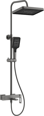 Душевая система BELZ B24658-3, оружейная сталь, артикул B24658-3