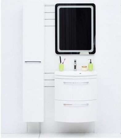 Шкаф-пенал De Aqua Тока 1S 30 L белый, артикул 00167317