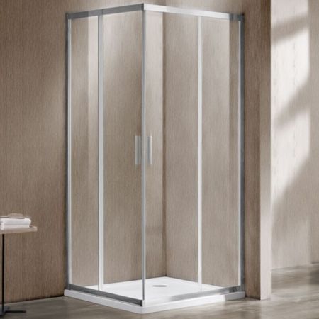 Душевые уголки Vincea Душевой уголок Garda VSS-1G800CL, 800*800, хром, стекло прозрачное ,, артикул VSS-1G800CL