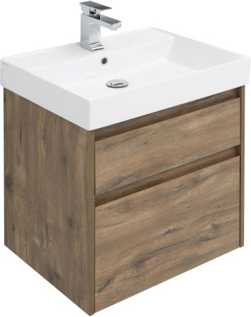 Мебель для ванной Aquanet Nova Lite 60 дуб рустикальный (2 ящика), артикул 00254216