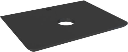 Столешница Aquanet Эмбер 60 черный матовый, артикул 00330474_old