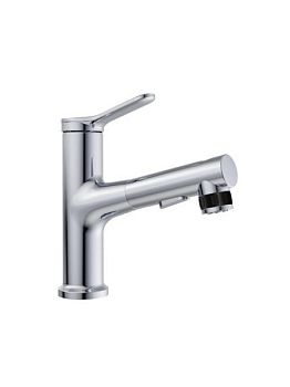 Смеситель с выдвижным изливом, хром BB-LVMD-CRM-W0