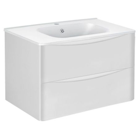 Тумба под раковину Vincea Paola VMC-2P800GW подвесная G.White, артикул VMC-2P800GW
