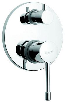 Emmevi Eden, однорычажный встраиваемый смеситель для душа с дивертером на 3 выхода, цвет черный матовый