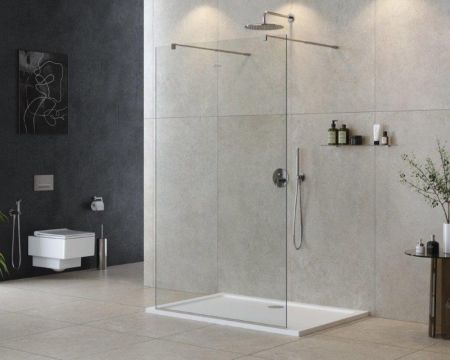 Душевая перегородка CEZARES LIBERTA-L-2, артикул LIBERTA-L-2-90-BR-NERO