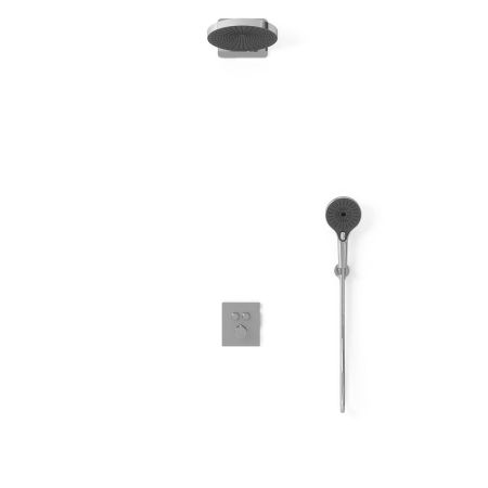 Душевой комплект Inspire VSFW-3I21T1CH встраиваемый, термостатический, 2 режима, хром, артикул VSFW-3I21T1CH