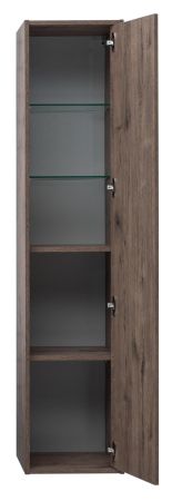 Шкаф-пенал Aquanet Lino 35 Дуб Веллингтон, артикул 00253914