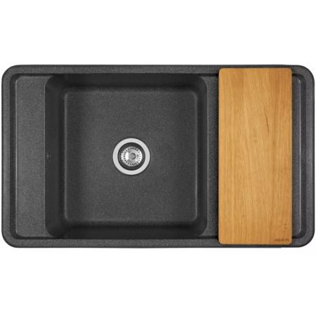 Кухонная мойка Акватон Беллис 87 1A724832BS210 Графит, артикул 1A724832BS210