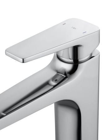 Смеситель для раковины высокий WONZON & WOGHAND ATHENS, Хром (WW-081102-CR)