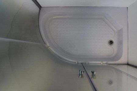 Уголок ZFM1201R душевой PARLY с поддоном (120х80х195)