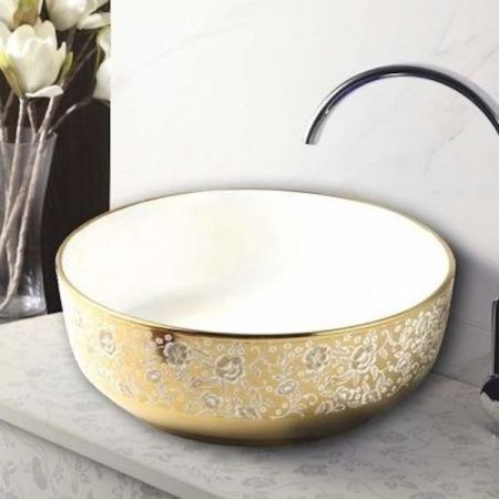 Раковина Melana 38 MLN- T4003-G7 Золото