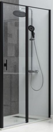 Душевая дверь Allen Brau Priority 100 3.31006.BBA черный браш, артикул 3.31006.BBA