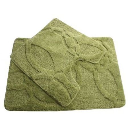 Комплект ковриков Fixsen FX-0128A-2 Green 60x90 Зеленые, артикул FX-0128A-2