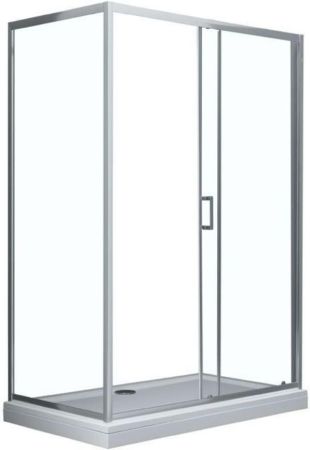 Душевая дверь Aquanet SD-1400A 140, прозрачное стекло, артикул SD-1400A