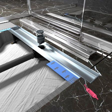 Душевой лоток TIMO Drain Protect DP20700-SG20700, сатин, артикул DP20700-SG20700