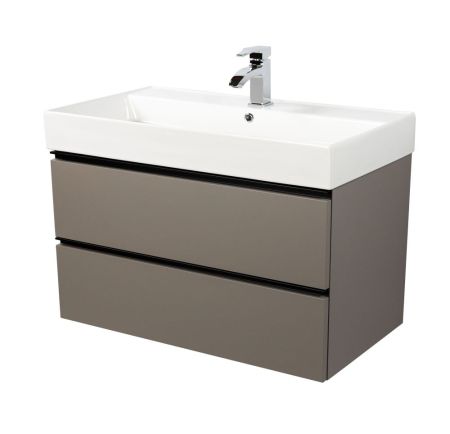 Комплект мебели Visobath Granada, 1000 мм, цвет кварцевый матовый лак (Quarzo), артикул 76544/Quarzo