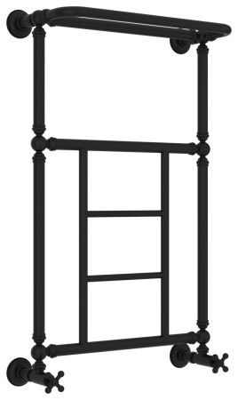 Полотенцесушитель, Сунержа, Ренессанс 1452, водяной, ширина, мм-572, глубина, мм-246, высота, мм-933, межосевое расстояние-500, профиль коллектора-круглый, подключение-нижнее, присоединительный размер-НР G 1/2" / НР G 3/4" (эксцентрик), мощность, Вт-331, 