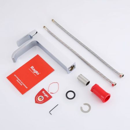 Смеситель для раковины высокий Raglo R02.15, хром