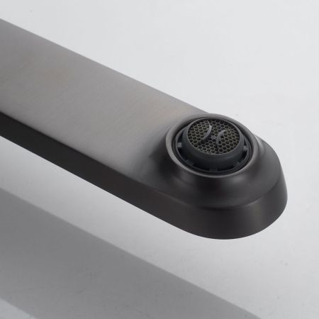 Смеситель для раковины встраиваемый Shevanik S4341T, оружейная сталь