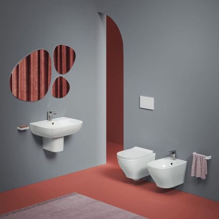 Artceram TEN Унитаз подвесной, 52х36см, безободковый, с крепежом, цвет: белый матовый, артикул TEV006 05 00